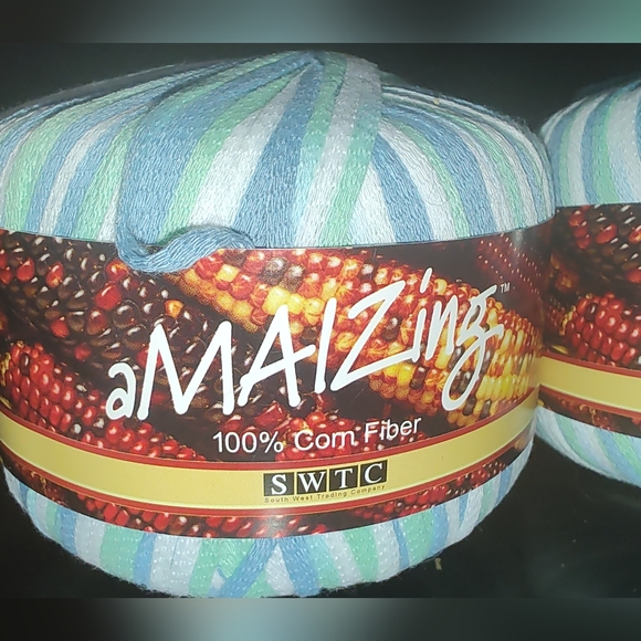 Amaizing Yarn 4 Skeins 100% Corn Fiber 50 Grams 130 Meters Per Skein - Picture 2 of 5